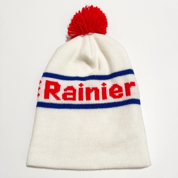 Vintage 80s Rainier Pom Beanie - Picture 5 of 6
